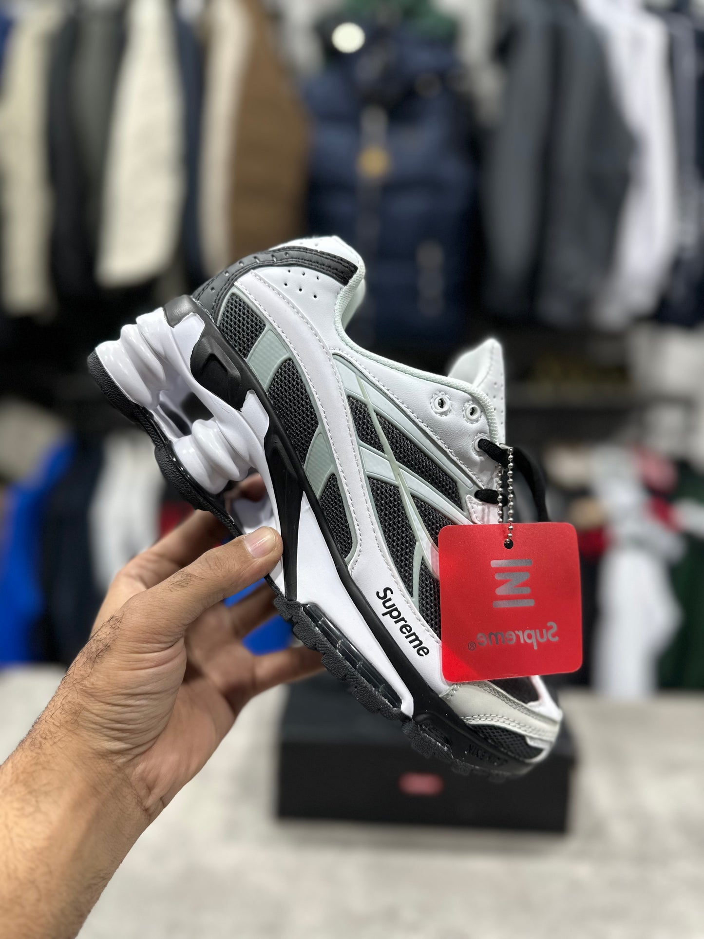 Nike x Supreme Shox Ride 2 White/Grey