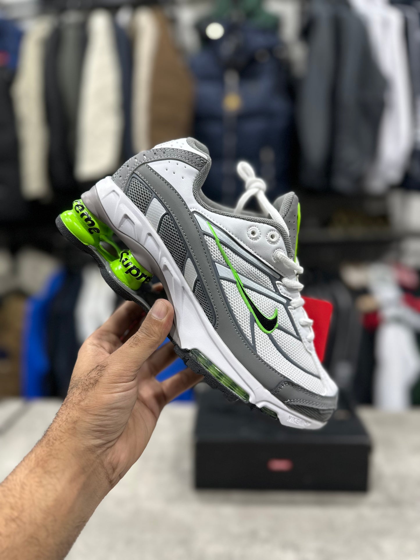 Nike x Supreme Shox Ride 2 White/Green