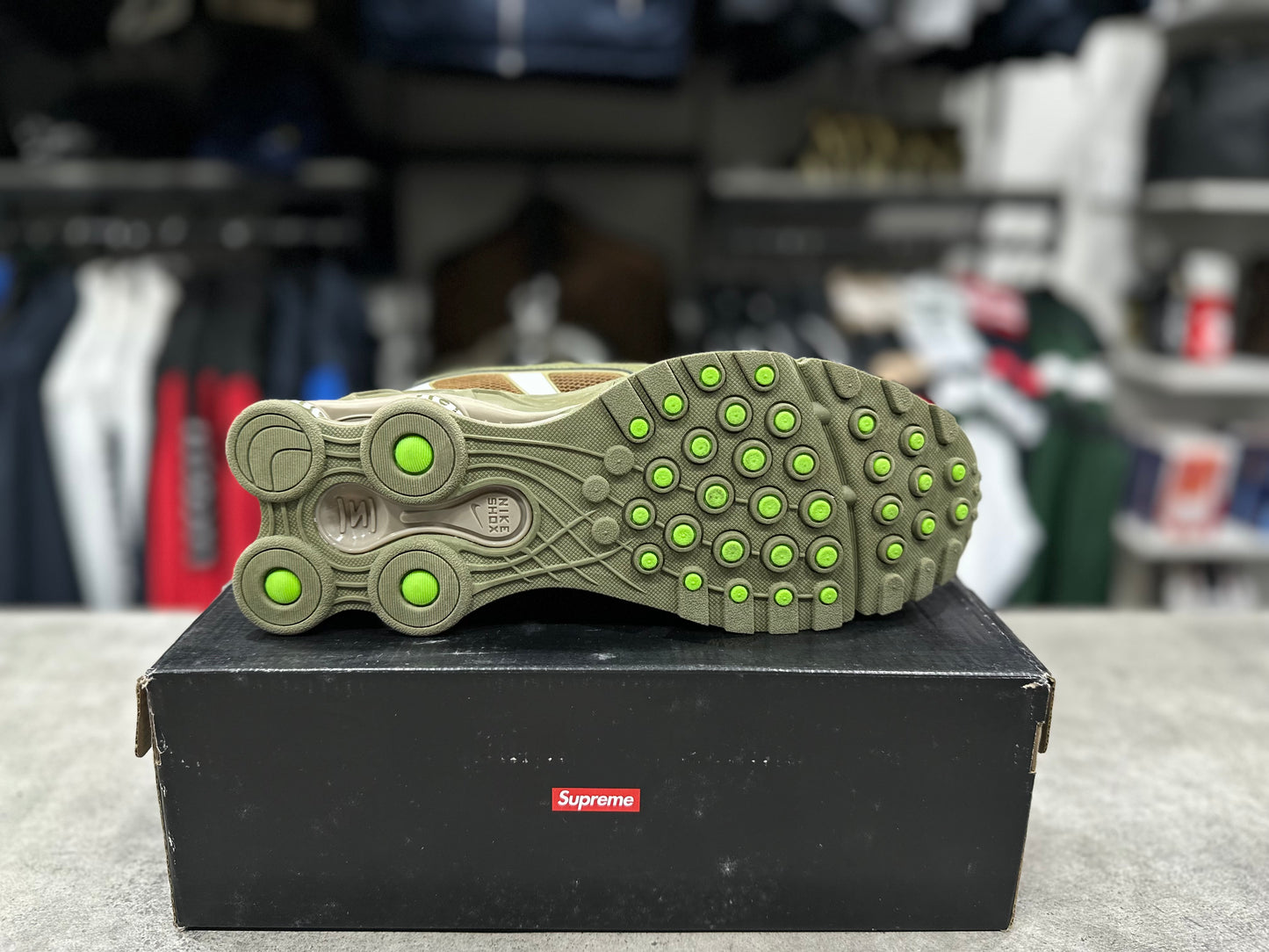 Nike x Supreme Shox Ride 2 Olive