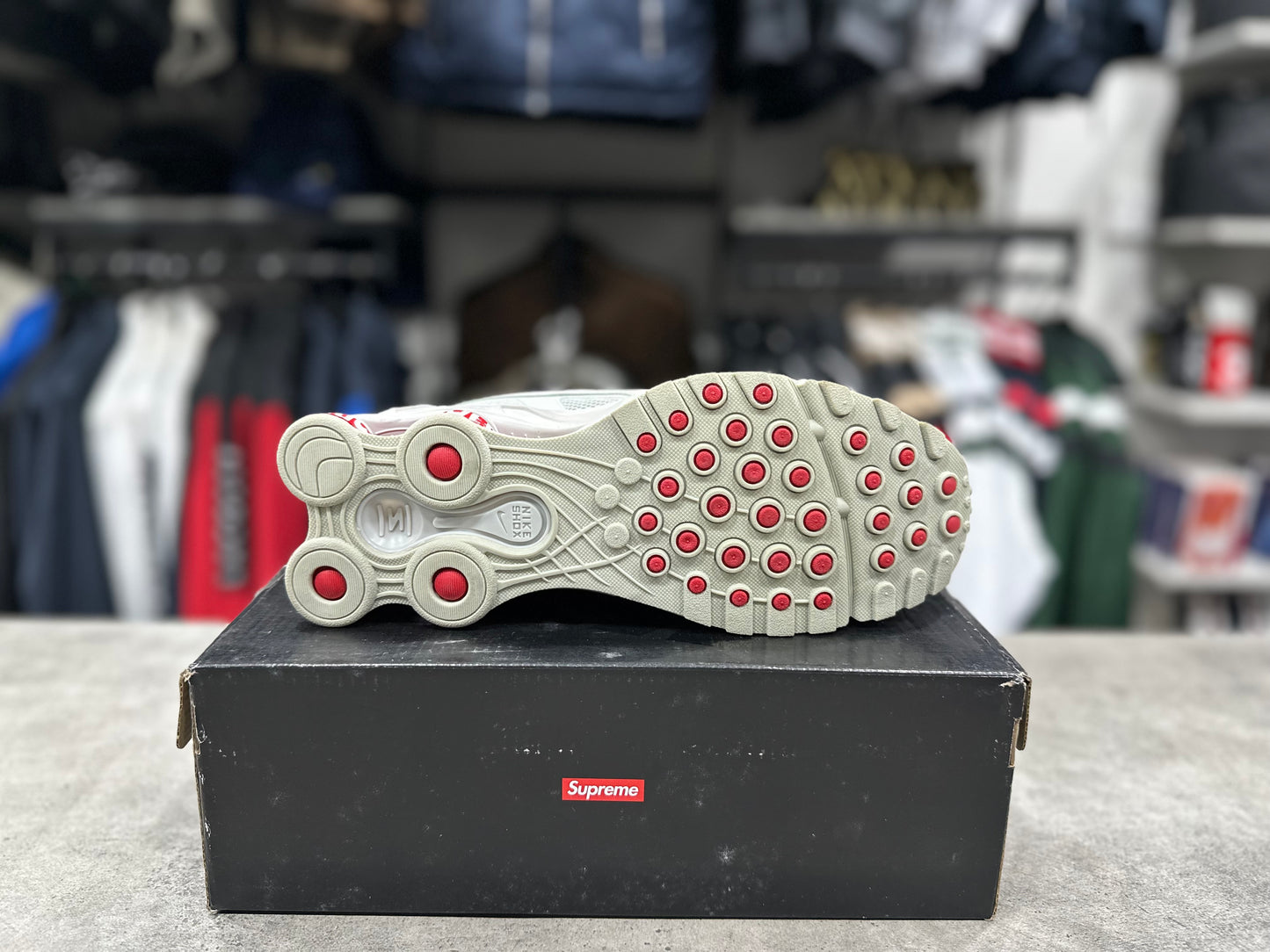 Nike x Supreme Shox Ride 2 White/Red