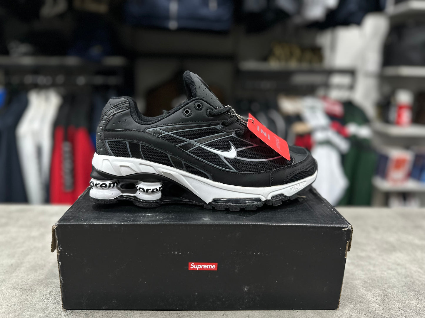 Nike x Supreme Shox Ride 2 Black/White