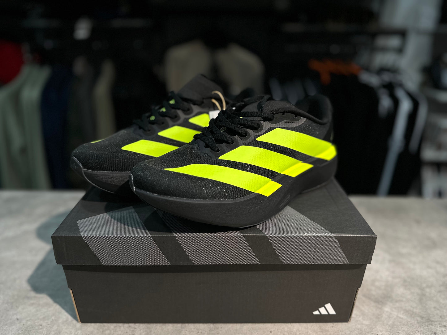Adizero EVO SL Black/Lucid Lemon